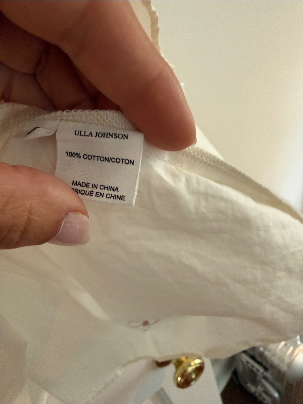 Ulla Johnson Cream Tiered Ruffle Mini Dress - Picture 4 of 4
